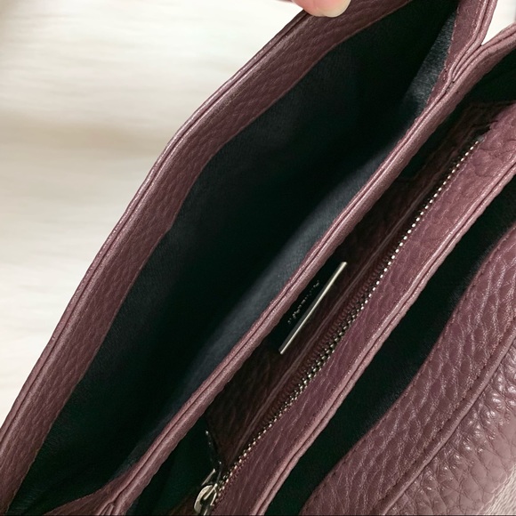 Aritzia Auxiliary Calisch Crossbody Bag Maroon - Picture 10 of 16